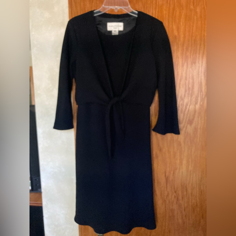 Evan Picone Black evening dress 8P